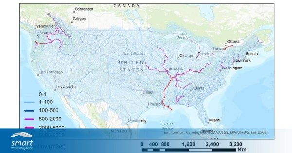 Novel model improves predictions of flood severity, place and time in continental U.S. with AI